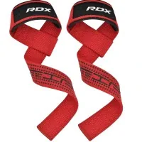 Hand straps RDX S4 Gym Cotton Gel Straps Red Plus (WAC-S4R+)
