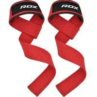 Wrist straps RDX W1 Gym Single Strap Red Plus (WAN-W1R+)