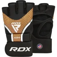 Gloves for MMA RDX Aura Plus T-17 Black Golden S (GGR-T17BGL-S+)