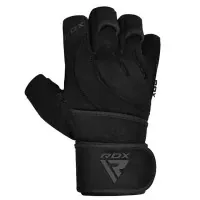Fitness gloves RDX L4 Micro Plus Black M (WGM-L4B-M+)
