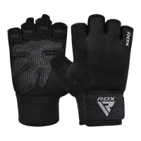 Gloves for fitness RDX W1 Half Black Plus XL (WGA-W1HB-XL+)