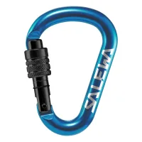 Travel carabiner Salewa HMS Screw G2 1525 3500 Med blue (013.003.1316)