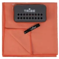 Travel towel Tribe made of microfiber in a case Pocket Towel 60x120 L Brick-red (T-LC-0001-L-brick-red)