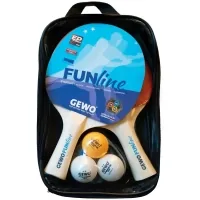 Table tennis set Gewo Double-Fun 2 Bats 3 Balls (96960000) (931053)
