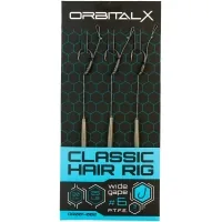 Leash OrbitalX Classic Hair Rig Wide Gape 6 25lb 20cm (3pcs/pack) camo (694.00.01)