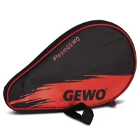 Racket cover Gewo Round Cover Wave with compartment for balls Black/Red (109679130) (931256)