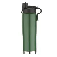 Thermo mug Bergner Walking anywhere with valve 500 ml green (BG-37571-MGR)