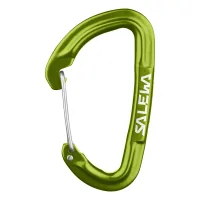 Travel carabiner Salewa Hot G3 Wire 1723 5810 - UNI - green (013.003.1321)