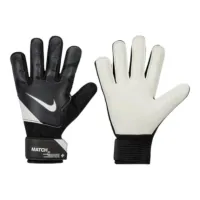 Goalkeeper gloves Nike NK GK MATCH JR - HO23 (FJ4864-011) child 4 (13.6 cm) Black and white (196968940721)