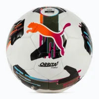 Soccer ball Puma Orbita 4 HYB (FIFA Basic) 084326-01 white, black, swamp 5 (4067981499212)