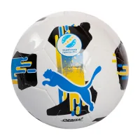 Soccer ball Puma Orbita UPL (MS) 084593-01 white, black, yellow, blue 5 (4067982253011)