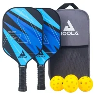 Joola Pickleball Set Ben Johns Blue 2 Rackets 4 Balls (18537) (930949)