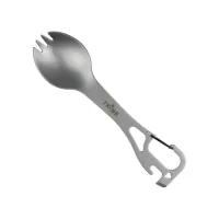Travel fork and spoon Tribe Multi Spork steel (T-FC-0037-metal)
