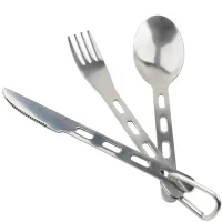 Set of tourist tableware Tribe Hiker Set steel (T-FC-0020-metal)