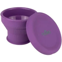 Travel cup Tribe Collapsible Shot 90 ml with lid, plum (T-FF-0030-plum)