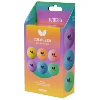 Table tennis ball Butterfly Colored Balls 6 pcs (7011630440) (931944)