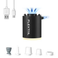 Pump for inflatable furniture Flextail Tiny Pump X, black with vacuum bags 2 pcs (50х70) (6975755966335)