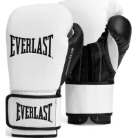 Боксерські рукавички Everlast PowerLock OG Training Gloves P00004005-WH-BK білий, чорний 12 унцій (009283634179)