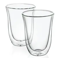 Набір склянок DeLonghi Latte Macchiato 2 шт 330 мл (00000010992)