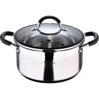 Каструля MasterPro Foodies collection з кришкою 5 л (BGMP-1502-BK)