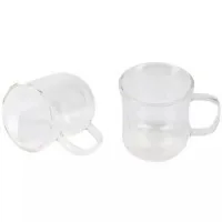 Набір чашок Bergner Coffee & Tea lovers 230 мл 2 шт (BG-20115-MM)