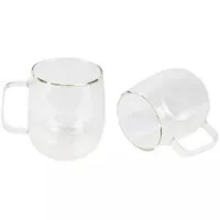 Набір чашок Bergner Coffee & Tea lovers 400 мл 2 шт (BG-20116-MM)