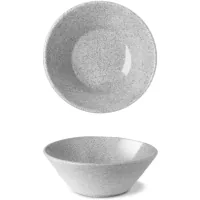 Salad bowl G.Benedikt Granit glossy glaze 15 cm 450 ml Light gray (G1X1415)