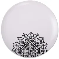 Тарілка Limited Edition Kora 20.5 см Десертна Біла (JH2068-2)