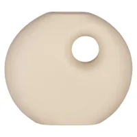 ARDESTO Capri vase, 14x12 cm, porcelain, beige (AR3809B)