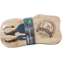 Дошка для подачі ARDESTO Midori для сиру, 28х14х2см, бамбук, метал (AR0921)