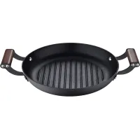 Frying pan MasterPro Odin-grill cast iron, 28 cm, round (BGMP-3820)