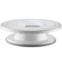 Bora Plastik rotary cake tin d-27 cm white (BO390WH)