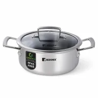 Каструля Bergner Steelblue, з кришкою 20 см (BG-33221-BL)
