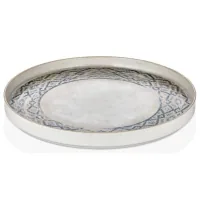 Тарілка By Bone серія "Rug" з бортом 90° 23 см (RUG-HL-23-RD)