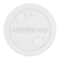 Кондитерський килимок Silikomart для декорування Чізкейк d 180 мм, h 1,5 мм (CHEESECAKE DECOR)