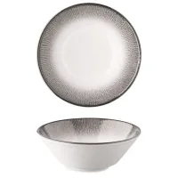 Salad bowl G.Benedikt series "Optimo" decor "Shell Grey" round d 20 cm (OPT1420-T0015)