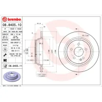 Гальмівний диск Brembo 08.8405.10