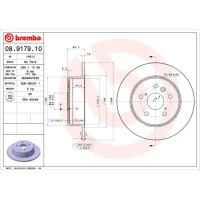 Brembo brake disc 08.9179.10