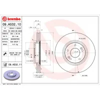 Гальмівний диск Brembo 09.A532.11
