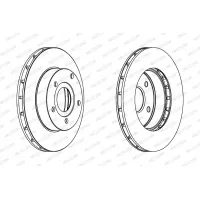 Гальмівний диск FERODO DDF1169C