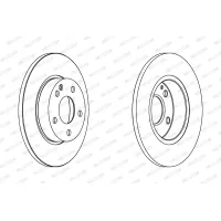 Гальмівний диск FERODO DDF1219C