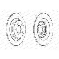 Гальмівний диск FERODO DDF1547C