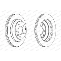 Гальмівний диск FERODO DDF1580C
