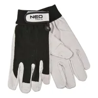 Protective gloves Neo Tools leather grade 8, Velcro (97-604)