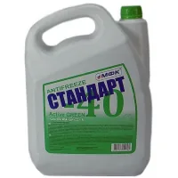 Антифриз МФК "Active Green -40" (-32C) ТМ "Стандарт" ПЕ кан 4.93 кг (43193)
