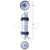 Fuel filter KOLBENSCHMIDT KL1102