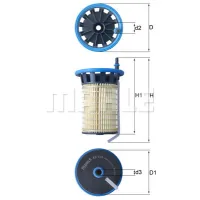 Fuel filter KOLBENSCHMIDT KX515