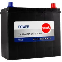 Car battery Vesna 55 Ah/12V Japan Euro (415 855)