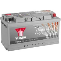 Car battery Yuasa 12V 100Ah Silver High Performance Battery (YBX5019)