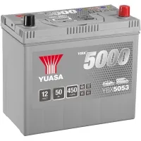 Car battery Yuasa 12V 50Ah Silver High Performance Battery (YBX5053)